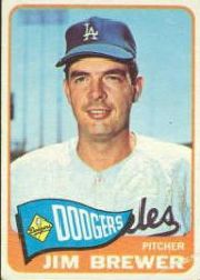 1965 Topps Baseball Cards      416     Jim Brewer
